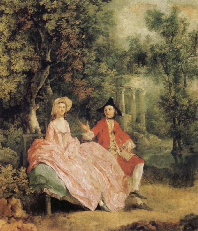 Thomas Gainsborough Lady and Gentleman in a Landscape